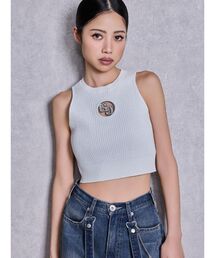 GYDA | GG bijou MOLDラメアメスリニットトップス(ニット/セーター)