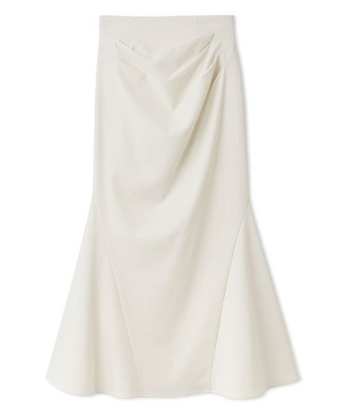 SNIDEL（スナイデル）の「Sustainableドレープマーメイドスカート（スカート・レディース・カーキ/ブラック/アイボリー・1/0）」の2枚目の写真