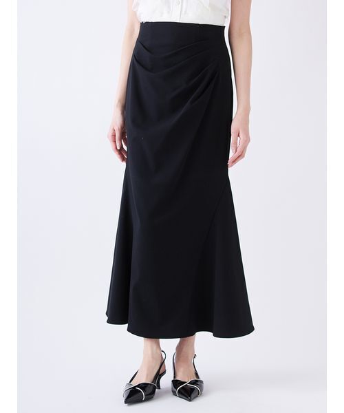 SNIDEL（スナイデル）の「Sustainableドレープマーメイドスカート（スカート・レディース・カーキ/ブラック/アイボリー・1/0）」の8枚目の写真