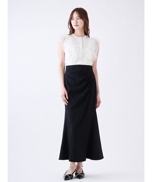 SNIDEL(スナイデル)の「Sustainableドレープマーメイドスカート(スカート・レディース・カーキ/ブラック/アイボリー・1/0)」の19枚目の写真