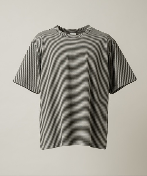 CASPER JOHN(キャスパージョン)の「Compact border T-shirts/コンパクトボーダーTシャツ(Tシャツ/カットソー・メンズ・ミント/グレー/ブラウン・X-SMALL/LARGE/MEDIUM/SMALL)」の21枚目の写真