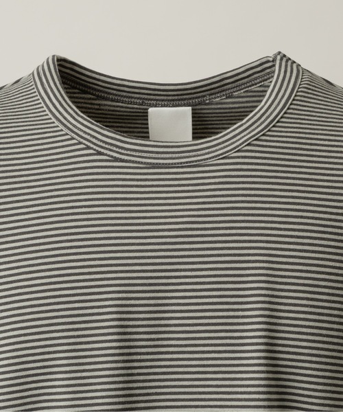 CASPER JOHN(キャスパージョン)の「Compact border T-shirts/コンパクトボーダーTシャツ(Tシャツ/カットソー・メンズ・ミント/グレー/ブラウン・X-SMALL/LARGE/MEDIUM/SMALL)」の22枚目の写真