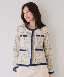 Jayro（ジャイロ）の「モダンビンテージツイードジャケット（ノーカラージャケット）」