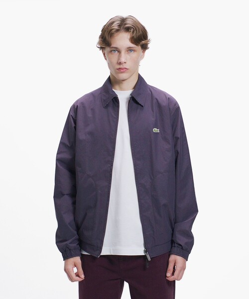 LACOSTE(ラコステ)の「ダブルジップ リバーシブルブルゾン 無地 ギンガムチェック(ブルゾン・メンズ・ネイビー/オフホワイト/グリーン/ライトブラウン/チョコ・48/50/46/52)」の4枚目の写真