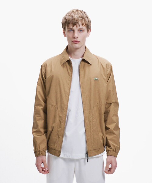 LACOSTE(ラコステ)の「ダブルジップ リバーシブルブルゾン 無地 ギンガムチェック(ブルゾン・メンズ・ネイビー/オフホワイト/グリーン/ライトブラウン/チョコ・48/50/46/52)」の3枚目の写真