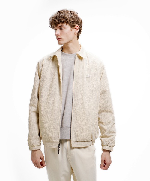 LACOSTE(ラコステ)の「ダブルジップ リバーシブルブルゾン 無地 ギンガムチェック(ブルゾン・メンズ・ネイビー/オフホワイト/グリーン/ライトブラウン/チョコ・48/50/46/52)」の18枚目の写真