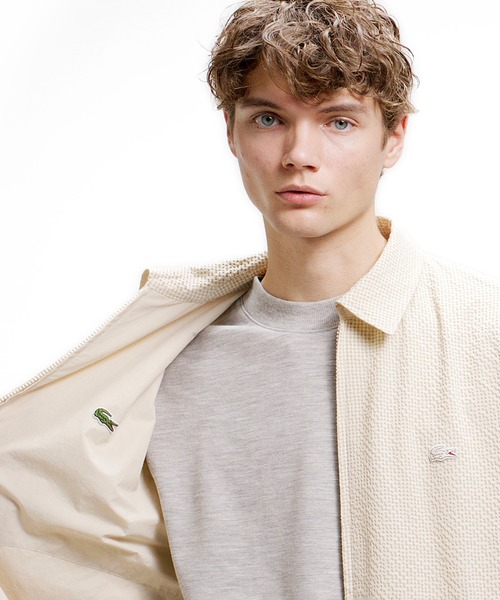 LACOSTE(ラコステ)の「ダブルジップ リバーシブルブルゾン 無地 ギンガムチェック(ブルゾン・メンズ・ネイビー/オフホワイト/グリーン/ライトブラウン/チョコ・48/50/46/52)」の20枚目の写真
