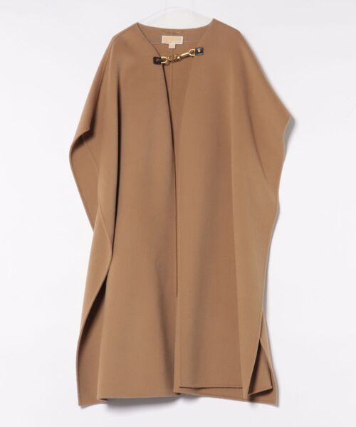 MICHAEL KORS　ウールロゴポンチョ MICHAEL KORS（マイケルコース）の「ウール MKロゴ ポンチョ（ポンチョ