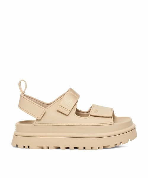 UGG(アグ)の「UGG/ GOLDEN GLOW(サンダル・レディース・アイボリー/ブラック・6/8/7)」の2枚目の写真