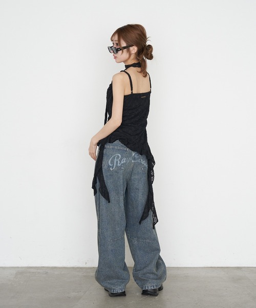 RAY CASSIN(レイカズン)の「タイ付サイドフリルキャミソール(キャミソール・レディース・ブラック系その他2/ホワイト系その他2/ベージュ系その他2・FREE)」の18枚目の写真