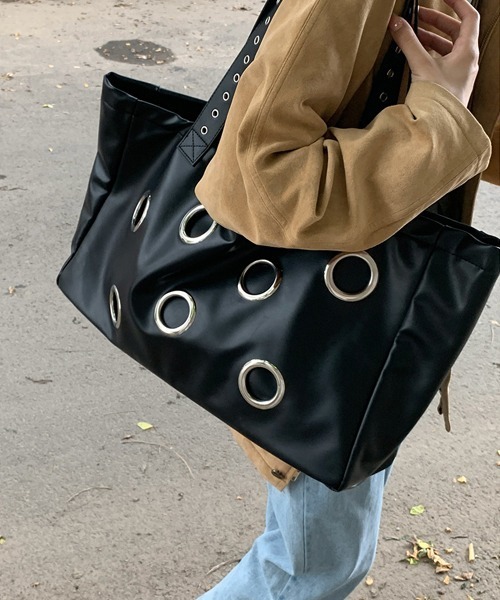 Ressaca（レサーカ）の「アイレットフェイクレザートートバッグ（トートバッグ・レディース・ブラック・FREE）」の8枚目の写真