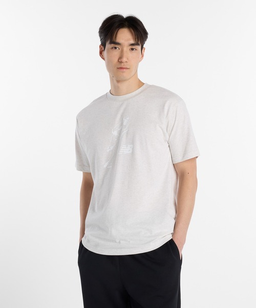 NEW BALANCE(ニューバランス)の「大谷翔平オールウェイズオンロゴ半袖Tシャツ(Tシャツ/カットソー・メンズ・ネイビー/ホワイト/アイボリー/ブラック・SMALL/MEDIUM/LARGE/X-LARGE/XX-LARGE/XXX-LARGE)」の2枚目の写真