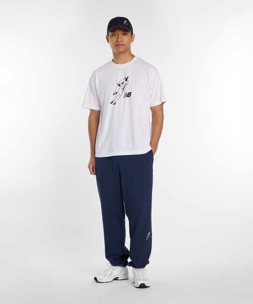 NEW BALANCE(ニューバランス)の「大谷翔平オールウェイズオンロゴ半袖Tシャツ(Tシャツ/カットソー・メンズ・ネイビー/ホワイト/アイボリー/ブラック・SMALL/MEDIUM/LARGE/X-LARGE/XX-LARGE/XXX-LARGE)」の11枚目の写真