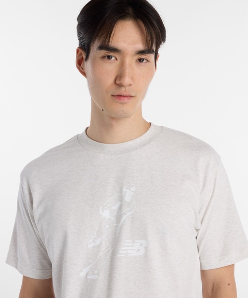 NEW BALANCE(ニューバランス)の「大谷翔平オールウェイズオンロゴ半袖Tシャツ(Tシャツ/カットソー・メンズ・ネイビー/ホワイト/アイボリー/ブラック・SMALL/MEDIUM/LARGE/X-LARGE/XX-LARGE/XXX-LARGE)」の14枚目の写真