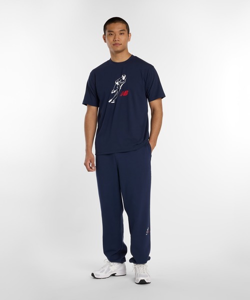 NEW BALANCE(ニューバランス)の「大谷翔平オールウェイズオンロゴ半袖Tシャツ(Tシャツ/カットソー・メンズ・ネイビー/ホワイト/アイボリー/ブラック・SMALL/MEDIUM/LARGE/X-LARGE/XX-LARGE/XXX-LARGE)」の5枚目の写真