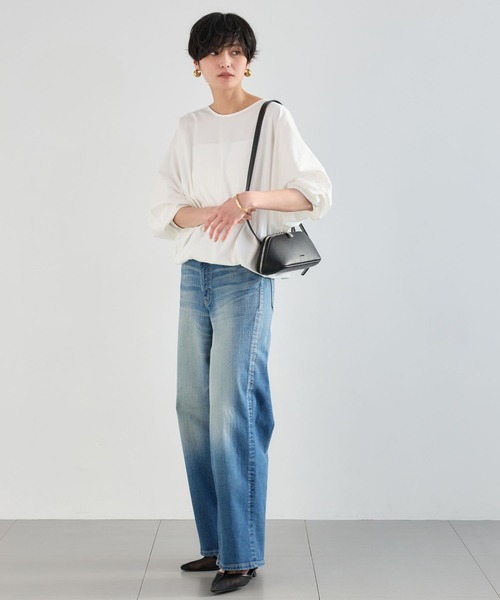 BARNYARDSTORM(バンヤードストーム)の「BARNYARDSTORM / バックツイストプルオーバー【接触冷感 / 吸水速乾】(Tシャツ/カットソー・レディース・ホワイト/イエロー/チャコールグレー/ブラウン・FREE)」の19枚目の写真