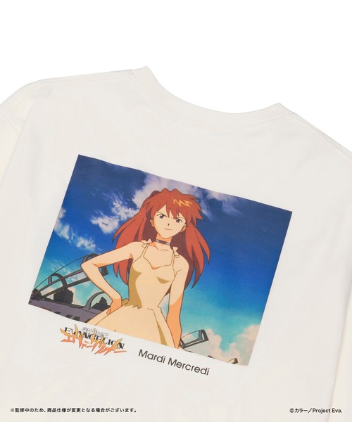 Mardi Mercredi(マルディメクルディ)の「OVERSIZED TSHIRT LONG SLEEVE FLOWERMARDI EVA ASUKA(Tシャツ/カットソー・レディース・クリーム・FREE)」の8枚目の写真