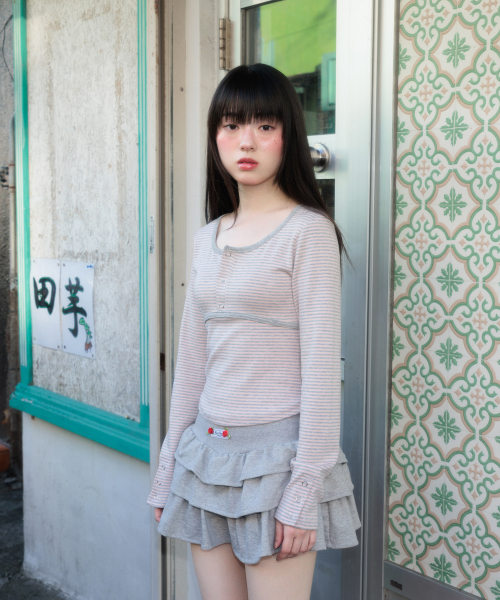 ROSEFRANTZ（ロゼフランツ）の「Rose Cancan Mini Skirt [Gray]（スカート・レディース・アッシュグレー・OS）」の3枚目の写真
