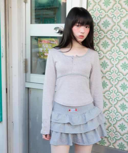 ROSEFRANTZ（ロゼフランツ）の「Rose Cancan Mini Skirt [Gray]（スカート・レディース・アッシュグレー・OS）」の4枚目の写真