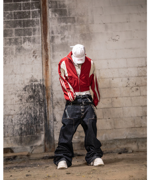 ROARINGRAD（ロアリングラド）の「ダブルオビジップデニムパンツインディゴ（デニムパンツ・レディース・その他・MEDIUM/LARGE）」の2枚目の写真