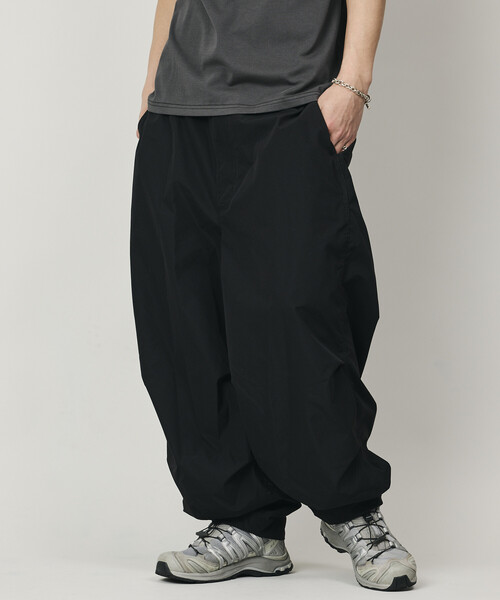 限定展開 Quick Dry Fabric ワイドシルエット ポリリップクロス