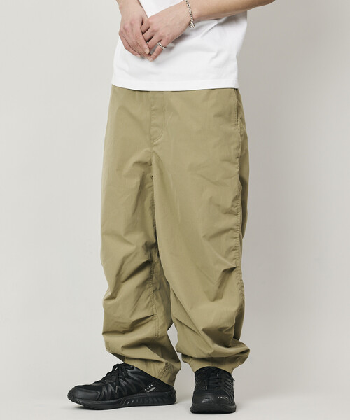 限定展開 Quick Dry Fabric ワイドシルエット ポリリップクロス