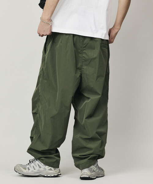 たぴこ　　ミリタリーグリーンサイズ2 サーカスパンツ セール】限定展開 Quick Dry Fabric ワイドシルエット ポリリップ