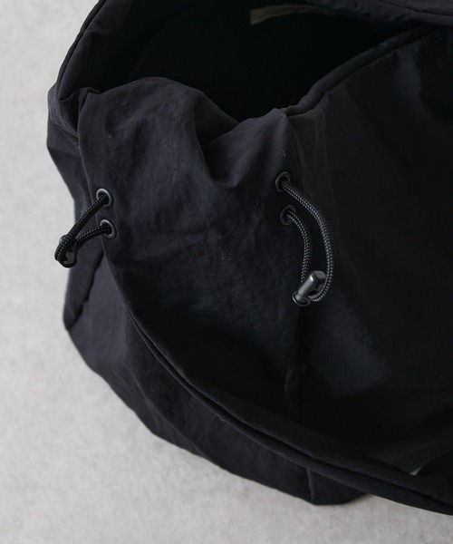 SLOW（スロウ）の「SLOW span nylon-shoulder bag-L（ショルダーバッグ・メンズ・グレー/ブラック・FREE）」の5枚目の写真