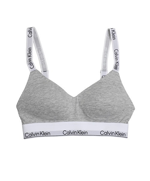 Calvin Klein Underwear（カルバンクラインアンダーウェア）の「Calvin Klein Underwear / カルバン・クライン アンダーウェア：【レディース】LGHTLY LINED BRALETTE：QF8504AD[DEA]（ブラジャー・レディース・ブラック/ヘザーグレー・S）」の2枚目の写真