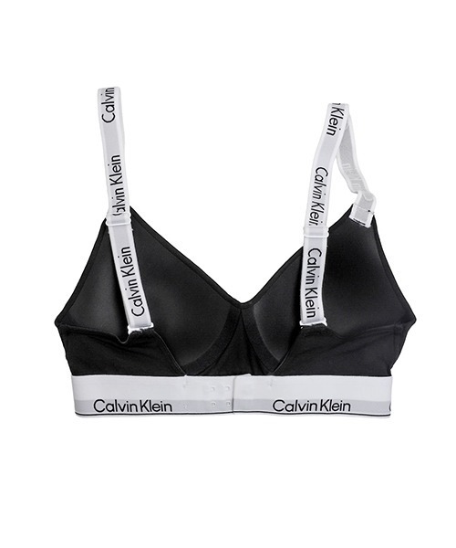 Calvin Klein Underwear（カルバンクラインアンダーウェア）の「Calvin Klein Underwear / カルバン・クライン アンダーウェア：【レディース】LGHTLY LINED BRALETTE：QF8504AD[DEA]（ブラジャー・レディース・ブラック/ヘザーグレー・S）」の3枚目の写真