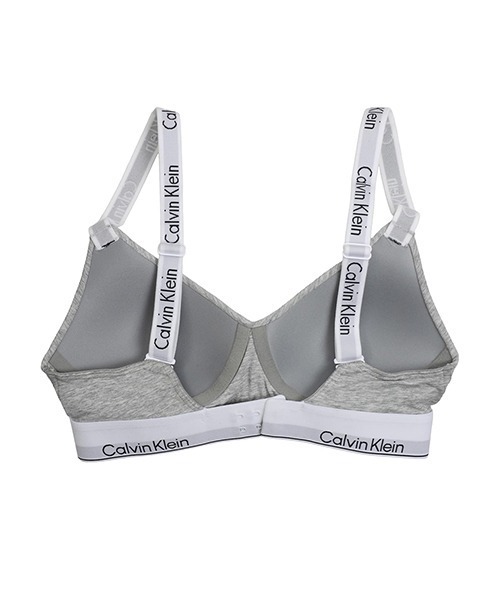 Calvin Klein Underwear（カルバンクラインアンダーウェア）の「Calvin Klein Underwear / カルバン・クライン アンダーウェア：【レディース】LGHTLY LINED BRALETTE：QF8504AD[DEA]（ブラジャー・レディース・ブラック/ヘザーグレー・S）」の4枚目の写真