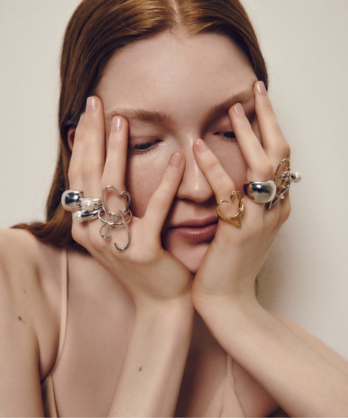 AFFECT(アフェクト)の「Heart Ring(リング・レディース・シルバー/ゴールド・MEDIUM/SMALL/LARGE)」の12枚目の写真