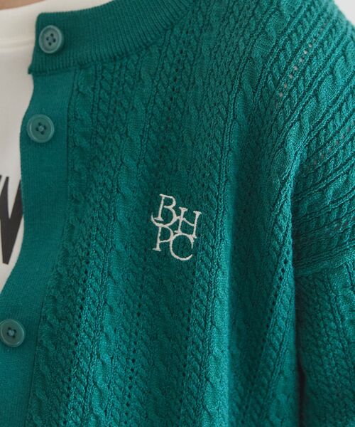 BEVERLY HILLS POLO CLUB(ビバリーヒルズポロクラブ)の「【BEVERLY HILLS POLO CLUB】ニットカーディガン(カーディガン/ボレロ・レディース・アイボリー/ネイビー/グリーン・FREE)」の8枚目の写真