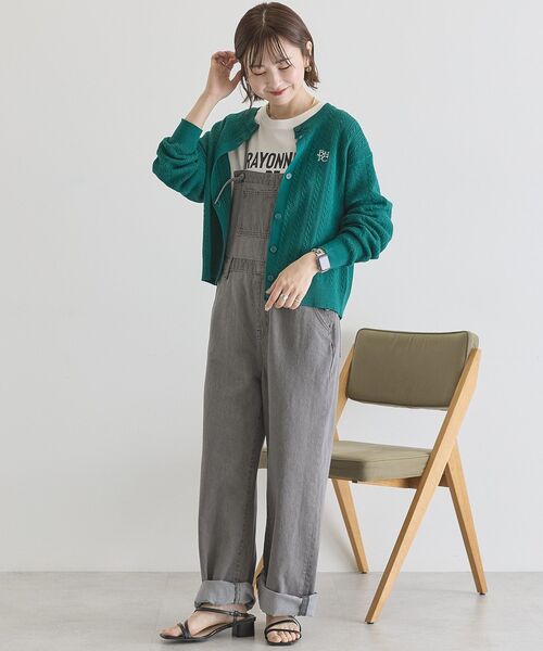 BEVERLY HILLS POLO CLUB(ビバリーヒルズポロクラブ)の「【BEVERLY HILLS POLO CLUB】ニットカーディガン(カーディガン/ボレロ・レディース・アイボリー/ネイビー/グリーン・FREE)」の9枚目の写真