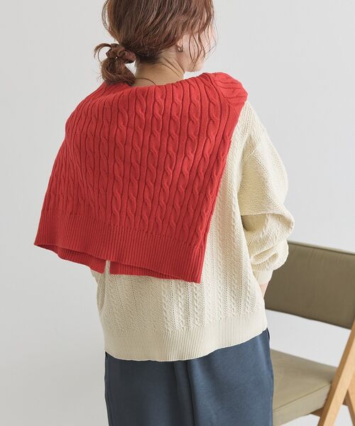 BEVERLY HILLS POLO CLUB(ビバリーヒルズポロクラブ)の「【BEVERLY HILLS POLO CLUB】ニットカーディガン(カーディガン/ボレロ・レディース・アイボリー/ネイビー/グリーン・FREE)」の14枚目の写真