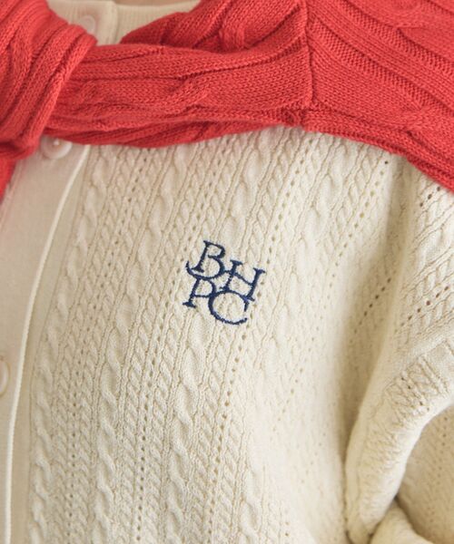 BEVERLY HILLS POLO CLUB(ビバリーヒルズポロクラブ)の「【BEVERLY HILLS POLO CLUB】ニットカーディガン(カーディガン/ボレロ・レディース・アイボリー/ネイビー/グリーン・FREE)」の15枚目の写真