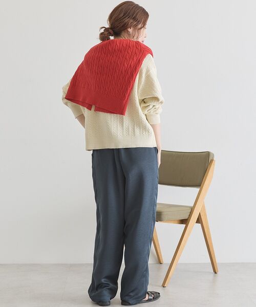 BEVERLY HILLS POLO CLUB(ビバリーヒルズポロクラブ)の「【BEVERLY HILLS POLO CLUB】ニットカーディガン(カーディガン/ボレロ・レディース・アイボリー/ネイビー/グリーン・FREE)」の17枚目の写真