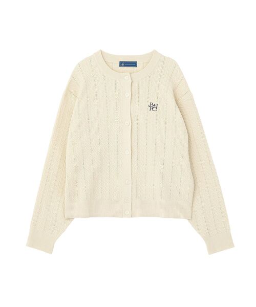 Polo アイボリー カーディガン セール】【BEVERLY HILLS POLO CLUB】ニットカーディガン