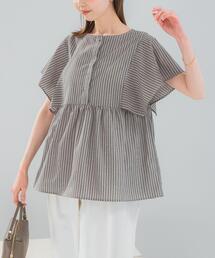 URBAN RESEARCH ROSSO WOMEN | 『WEB限定』『UR TECH Smart Linen Touch』フレアスリーブブラウス(シャツ/ブラウス)