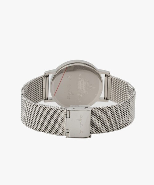 agnes b.（アニエスベー）の「メンズ シルバー ステンレス ラウンド ウォッチ "Marcello"（アナログ腕時計・メンズ・シルバー・FREE）」の2枚目の写真