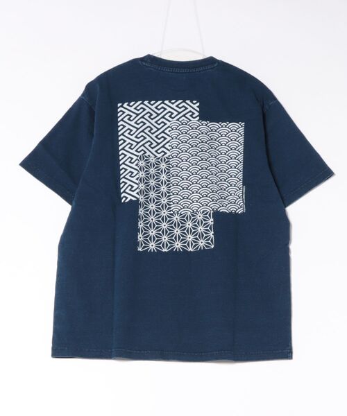 EDWIN(エドウィン)の「EDWIN エドウィン プリントTシャツ インディゴ 半袖(Tシャツ/カットソー・メンズ・ホワイト/ブルー・LARGE/X-LARGE/MEDIUM)」の21枚目の写真