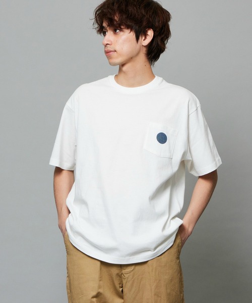 EDWIN(エドウィン)の「EDWIN エドウィン プリントTシャツ インディゴ 半袖(Tシャツ/カットソー・メンズ・ホワイト/ブルー・LARGE/X-LARGE/MEDIUM)」の4枚目の写真