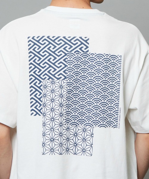 EDWIN(エドウィン)の「EDWIN エドウィン プリントTシャツ インディゴ 半袖(Tシャツ/カットソー・メンズ・ホワイト/ブルー・LARGE/X-LARGE/MEDIUM)」の8枚目の写真