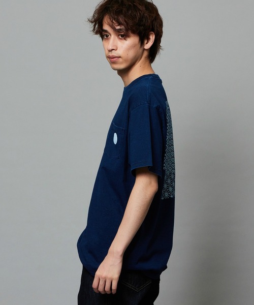 EDWIN(エドウィン)の「EDWIN エドウィン プリントTシャツ インディゴ 半袖(Tシャツ/カットソー・メンズ・ホワイト/ブルー・LARGE/X-LARGE/MEDIUM)」の13枚目の写真