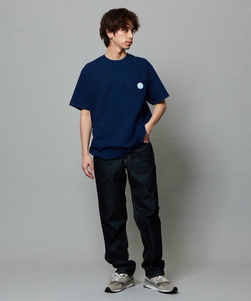 EDWIN(エドウィン)の「EDWIN エドウィン プリントTシャツ インディゴ 半袖(Tシャツ/カットソー・メンズ・ホワイト/ブルー・LARGE/X-LARGE/MEDIUM)」の19枚目の写真