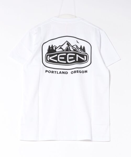KEEN(キーン)の「【ムラサキスポーツ限定】KEEN/キーン 半袖 Tシャツ ロゴ バックプリント 吸汗速乾(Tシャツ/カットソー・メンズ・ブラック/ホワイト/カーキブラウン・S/M/L/XL)」の4枚目の写真