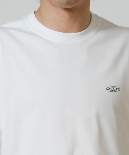 KEEN(キーン)の「【ムラサキスポーツ限定】KEEN/キーン 半袖 Tシャツ ロゴ バックプリント 吸汗速乾(Tシャツ/カットソー・メンズ・ブラック/ホワイト/カーキブラウン・S/M/L/XL)」の9枚目の写真