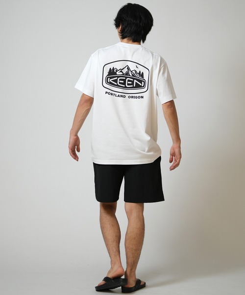 KEEN(キーン)の「【ムラサキスポーツ限定】KEEN/キーン 半袖 Tシャツ ロゴ バックプリント 吸汗速乾(Tシャツ/カットソー・メンズ・ブラック/ホワイト/カーキブラウン・S/M/L/XL)」の7枚目の写真