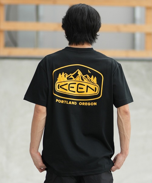 KEEN(キーン)の「【ムラサキスポーツ限定】KEEN/キーン 半袖 Tシャツ ロゴ バックプリント 吸汗速乾(Tシャツ/カットソー・メンズ・ブラック/ホワイト/カーキブラウン・S/M/L/XL)」の12枚目の写真
