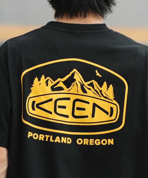 KEEN(キーン)の「【ムラサキスポーツ限定】KEEN/キーン 半袖 Tシャツ ロゴ バックプリント 吸汗速乾(Tシャツ/カットソー・メンズ・ブラック/ホワイト/カーキブラウン・S/M/L/XL)」の18枚目の写真